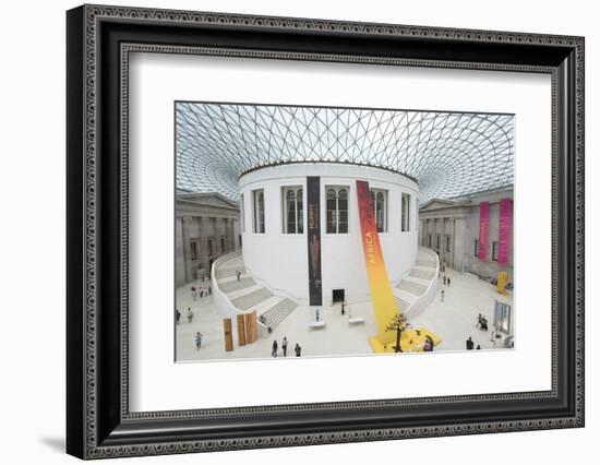 Great Court, British Museum, London, England, United Kingdom-Charles Bowman-Framed Photographic Print