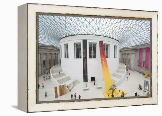 Great Court, British Museum, London, England, United Kingdom-Charles Bowman-Framed Premier Image Canvas