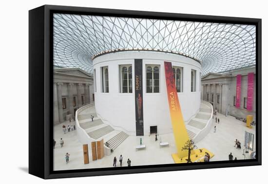 Great Court, British Museum, London, England, United Kingdom-Charles Bowman-Framed Premier Image Canvas