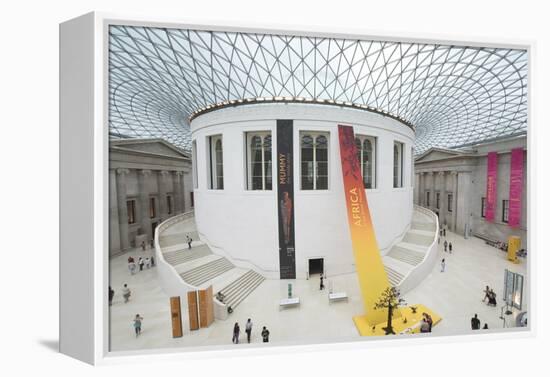 Great Court, British Museum, London, England, United Kingdom-Charles Bowman-Framed Premier Image Canvas