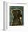 Great Dane (Black, no crop)-John W^ Golden-Framed Art Print