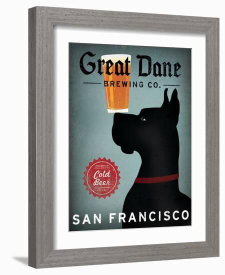 Great Dane Brewing Co San Francisco-Ryan Fowler-Framed Art Print