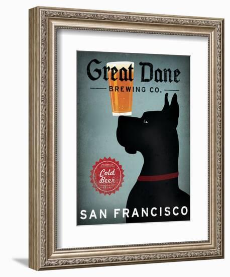 Great Dane Brewing Co San Francisco-Ryan Fowler-Framed Art Print