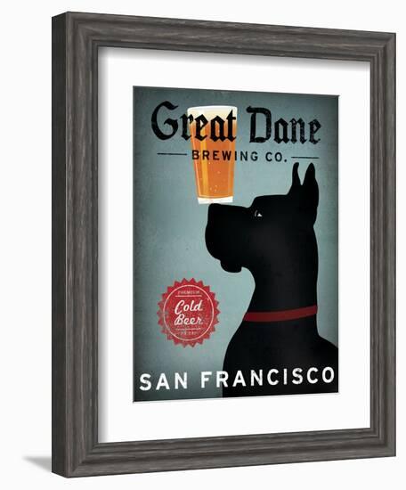 Great Dane Brewing Co San Francisco-Ryan Fowler-Framed Art Print