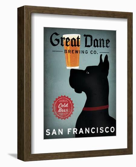 Great Dane Brewing Co San Francisco-Ryan Fowler-Framed Art Print