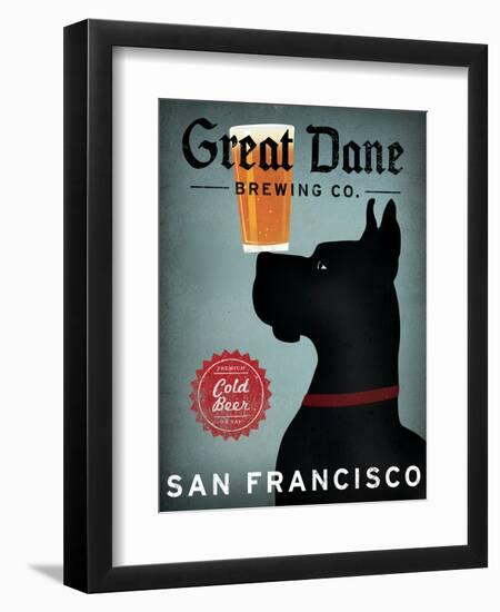 Great Dane Brewing Co San Francisco-Ryan Fowler-Framed Art Print