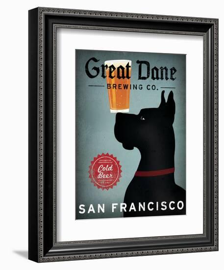 Great Dane Brewing Co San Francisco-Ryan Fowler-Framed Art Print