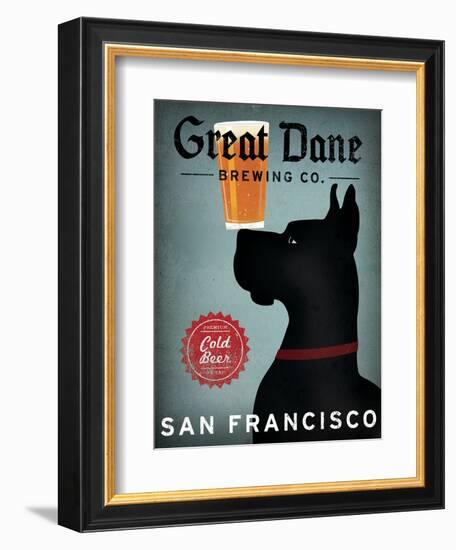 Great Dane Brewing Co San Francisco-Ryan Fowler-Framed Art Print