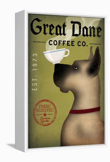 Great Dane Coffee-Ryan Fowler-Framed Stretched Canvas