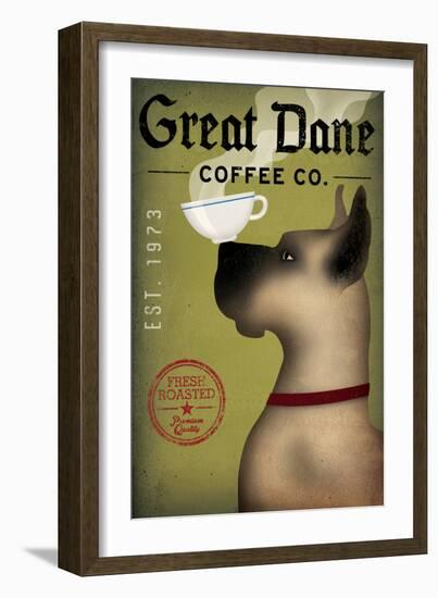 Great Dane Coffee-Ryan Fowler-Framed Art Print