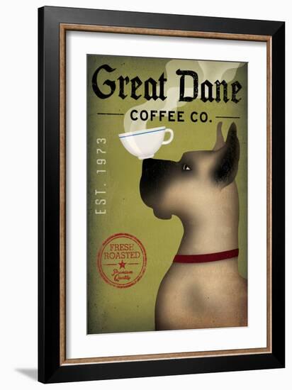 Great Dane Coffee-Ryan Fowler-Framed Art Print