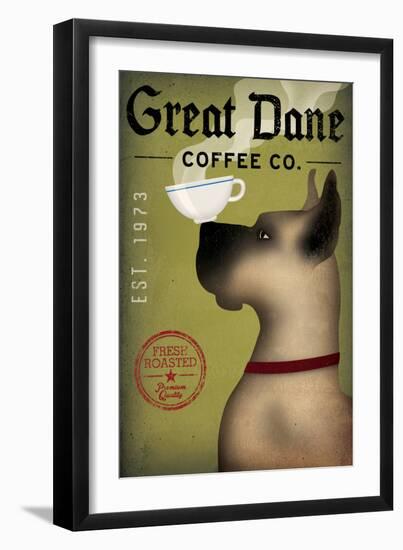 Great Dane Coffee-Ryan Fowler-Framed Art Print