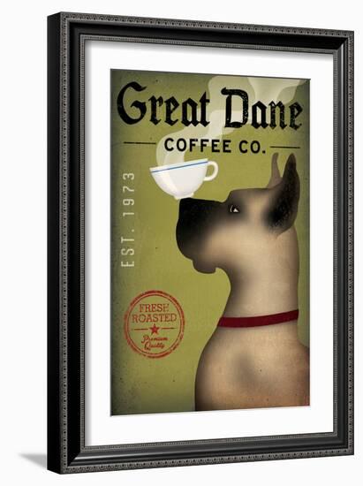 Great Dane Coffee-Ryan Fowler-Framed Art Print