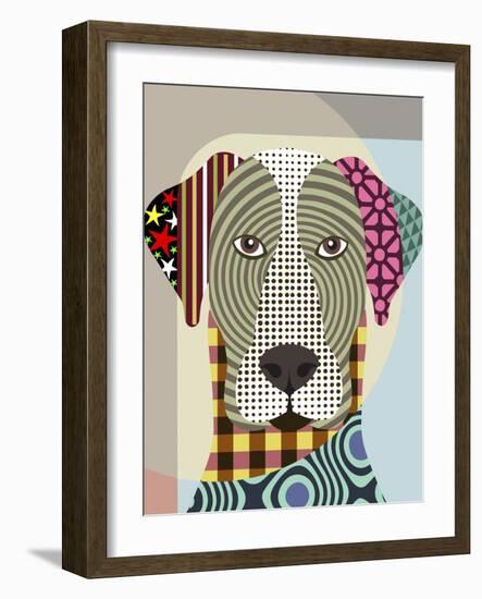 Great Dane Dog-Lanre Adefioye-Framed Giclee Print