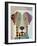 Great Dane Dog-Lanre Adefioye-Framed Giclee Print