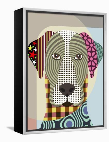 Great Dane Dog-Lanre Adefioye-Framed Premier Image Canvas