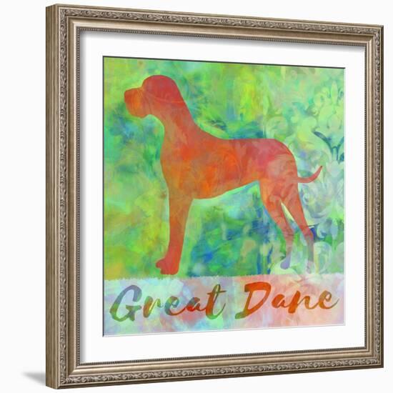 Great Dane Dog-Cora Niele-Framed Giclee Print