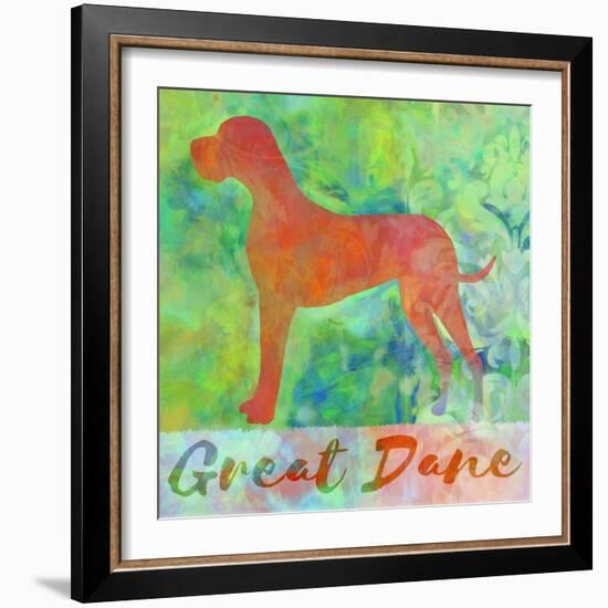 Great Dane Dog-Cora Niele-Framed Giclee Print