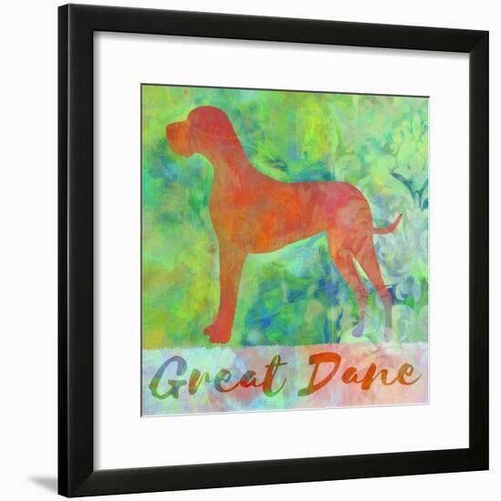 Great Dane Dog-Cora Niele-Framed Giclee Print