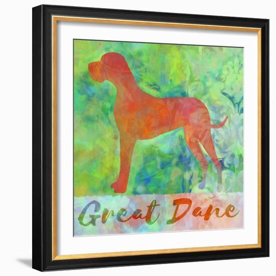 Great Dane Dog-Cora Niele-Framed Giclee Print