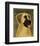 Great Dane (Fawn, no crop)-John W^ Golden-Framed Art Print