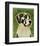 Great Dane (Harlequin, no crop)-John Golden-Framed Giclee Print