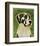 Great Dane (Harlequin, no crop)-John Golden-Framed Giclee Print