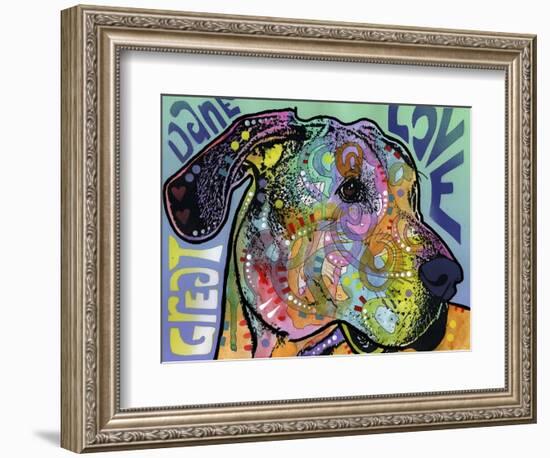 Great Dane Luv-Dean Russo-Framed Giclee Print