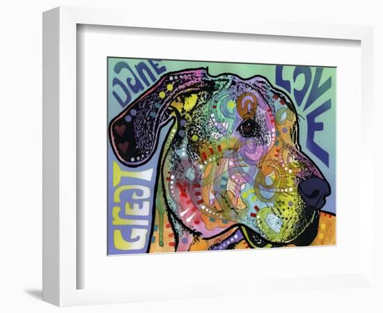 Great Dane Luv-Dean Russo-Framed Giclee Print