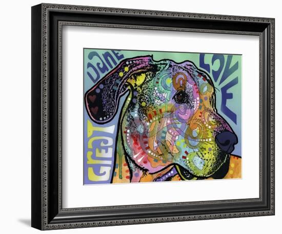 Great Dane Luv-Dean Russo-Framed Giclee Print
