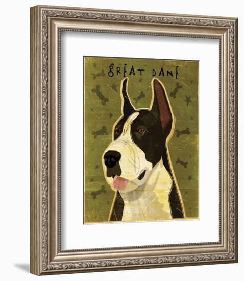 Great Dane (Mantle)-John W^ Golden-Framed Art Print