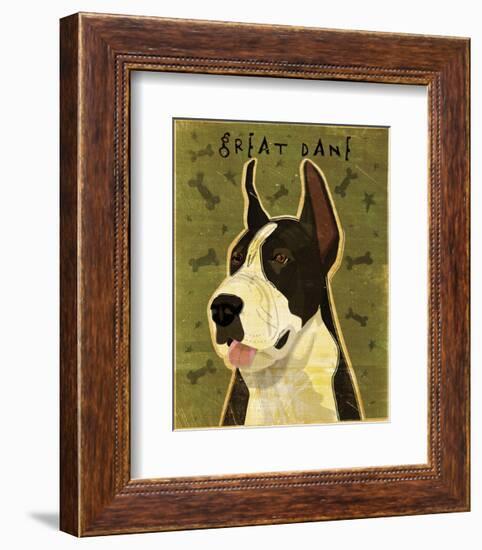 Great Dane (Mantle)-John W^ Golden-Framed Art Print