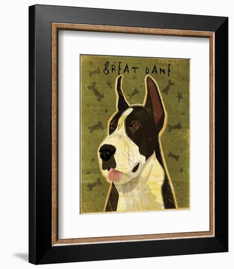 Great Dane (Mantle)-John W^ Golden-Framed Art Print