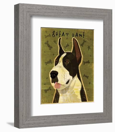 Great Dane (Mantle)-John W^ Golden-Framed Art Print