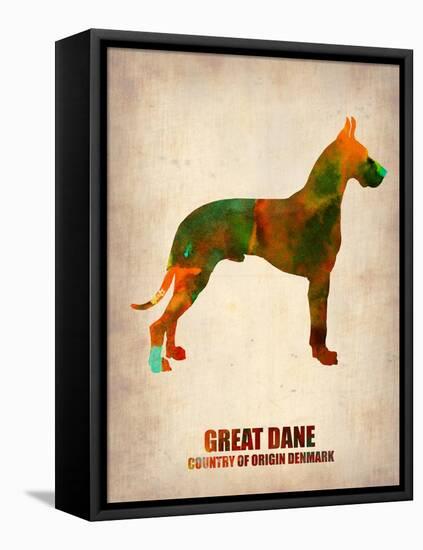 Great Dane Poster-NaxArt-Framed Stretched Canvas