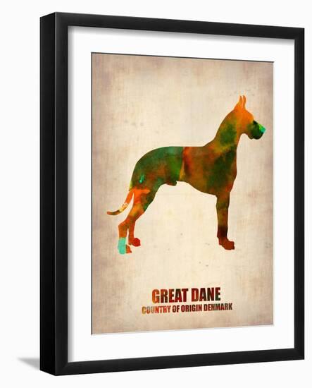 Great Dane Poster-NaxArt-Framed Art Print