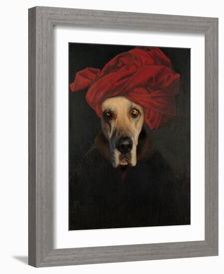 Great Dane-J Hovenstine Studios-Framed Giclee Print