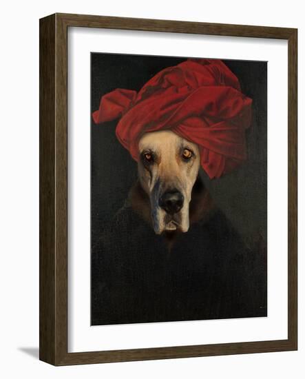 Great Dane-J Hovenstine Studios-Framed Giclee Print