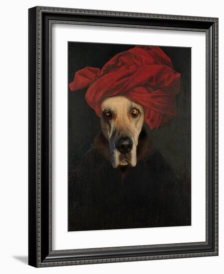 Great Dane-J Hovenstine Studios-Framed Giclee Print