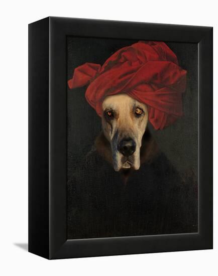 Great Dane-J Hovenstine Studios-Framed Premier Image Canvas