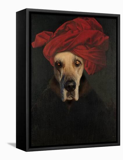 Great Dane-J Hovenstine Studios-Framed Premier Image Canvas