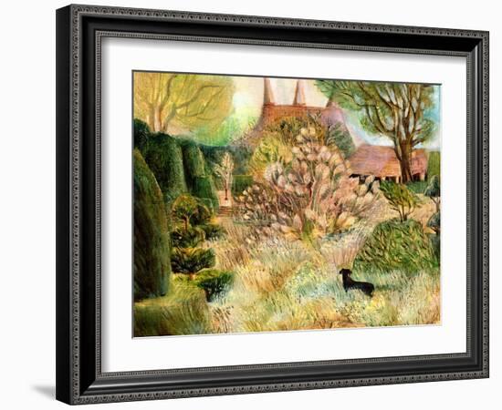 Great Dixter: Christopher Lloyd's Dachshund-Mary Kuper-Framed Giclee Print