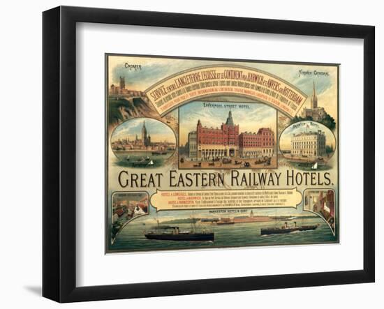 Great Eastern Railway Hotels-null-Framed Art Print