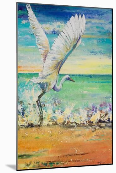 Great Egret I-Patricia Pinto-Mounted Art Print