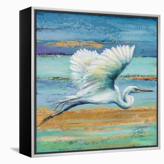 Great Egret I-Patricia Pinto-Framed Stretched Canvas