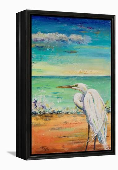 Great Egret II-Patricia Pinto-Framed Stretched Canvas