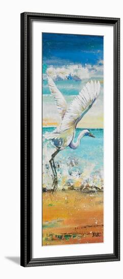 Great Egret Panel I-Patricia Pinto-Framed Premium Giclee Print