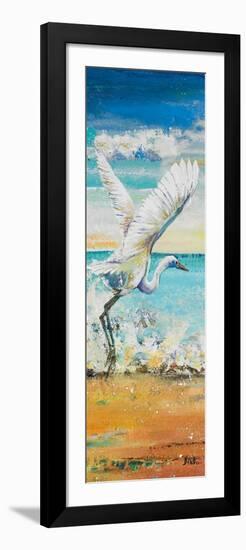 Great Egret Panel I-Patricia Pinto-Framed Premium Giclee Print