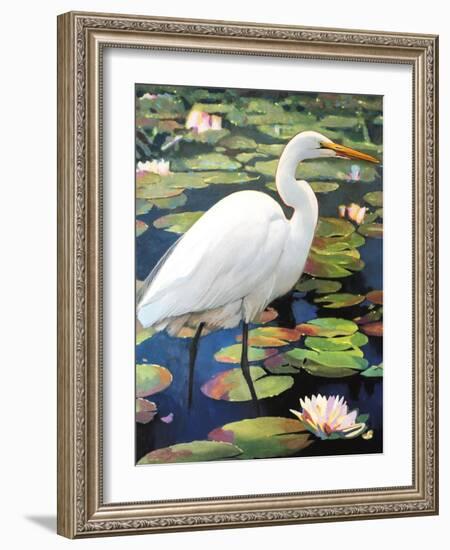 Great Egret-Max Hayslette-Framed Giclee Print