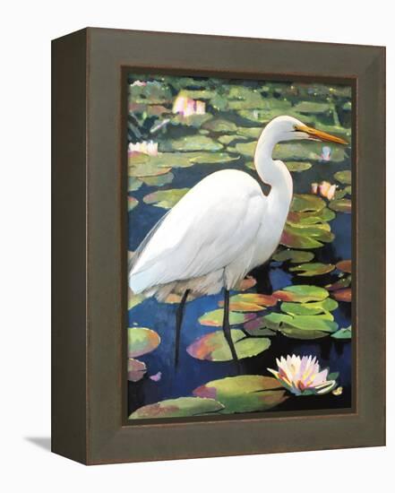 Great Egret-Max Hayslette-Framed Premier Image Canvas